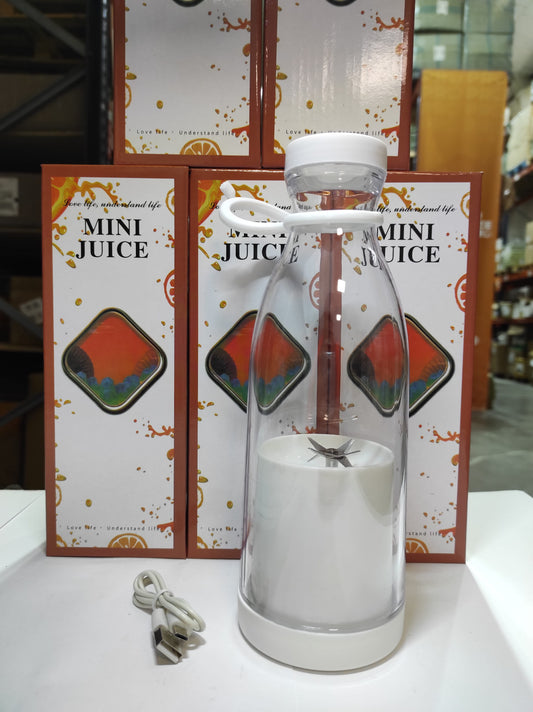 Mini licuadora de vaso portátil blanco